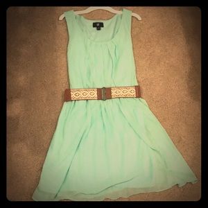Mint green dress